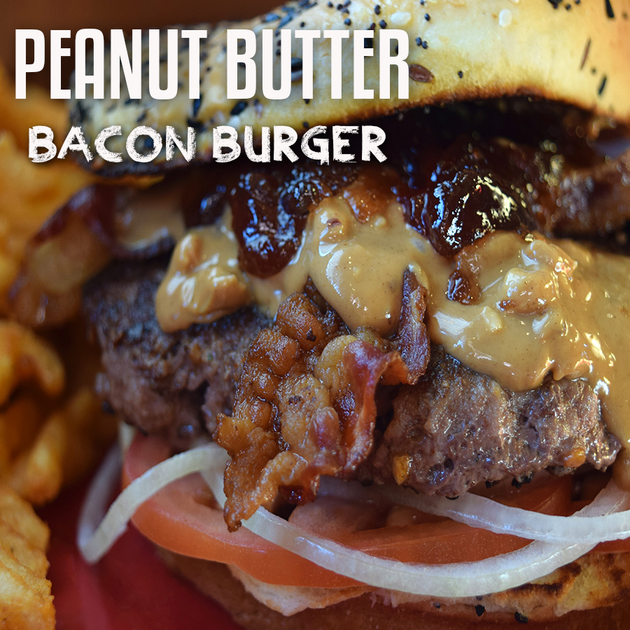 Ralphie's Peanut Butter Bacon Burger