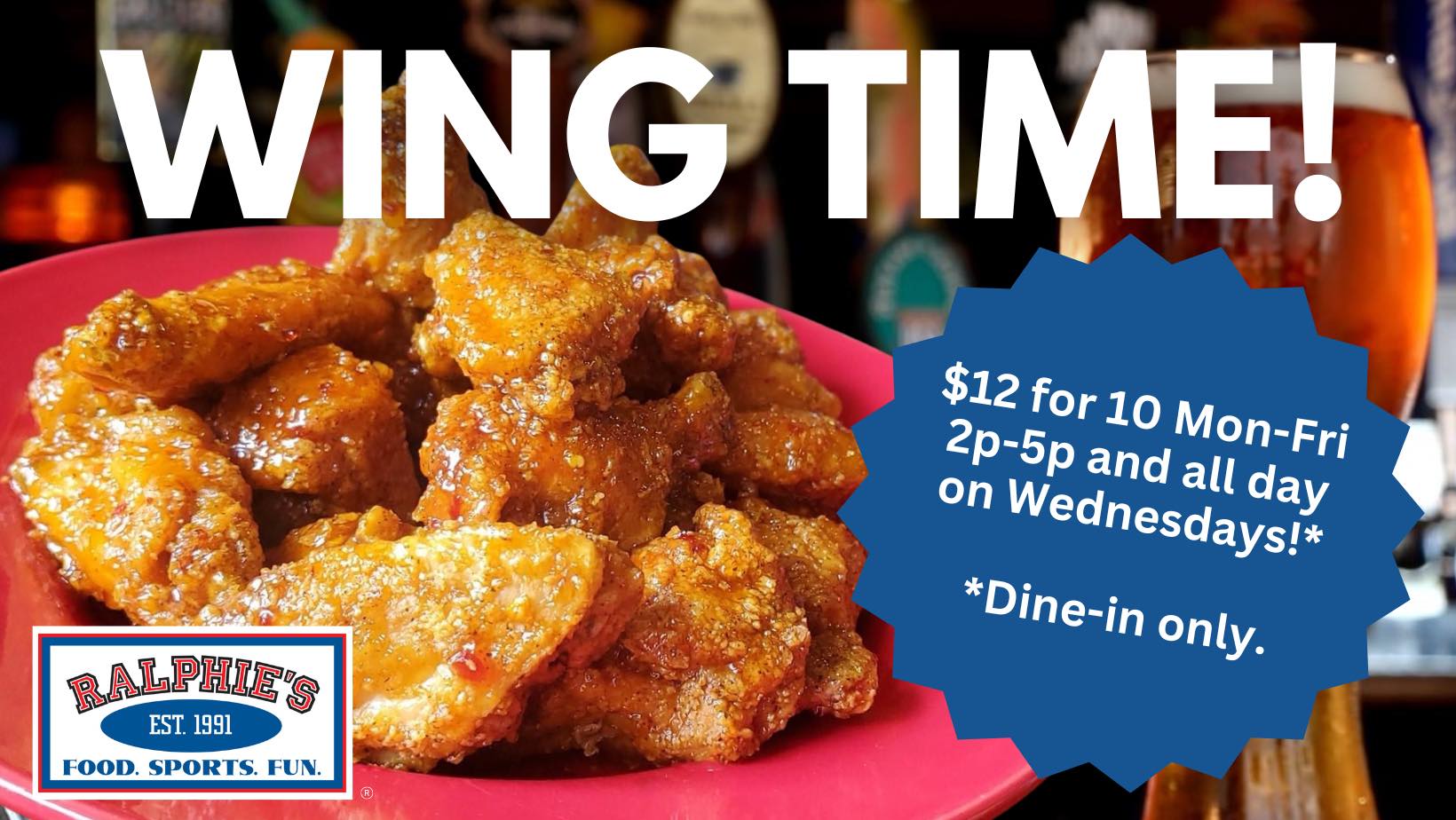 ralphies wings wednesday deal 9-2025